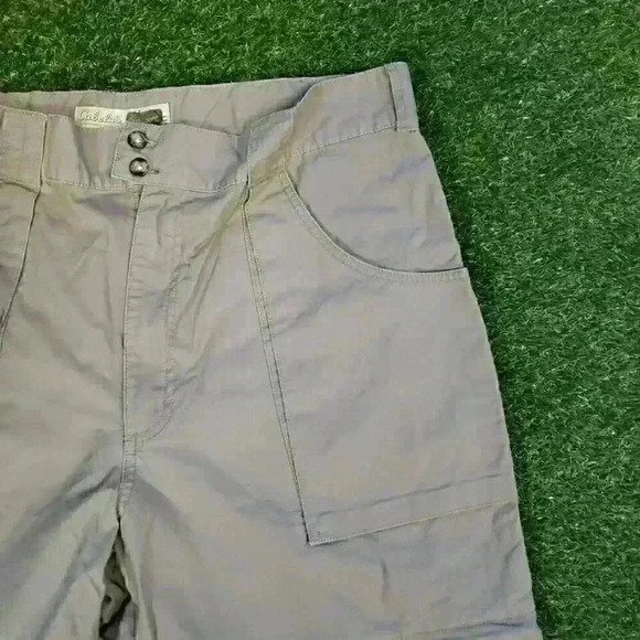 Cabelas Pants Mens Size 38x31 Brown Khaki Convertible Hiking Nylon Zip Off Cargo - Picture 5 of 10